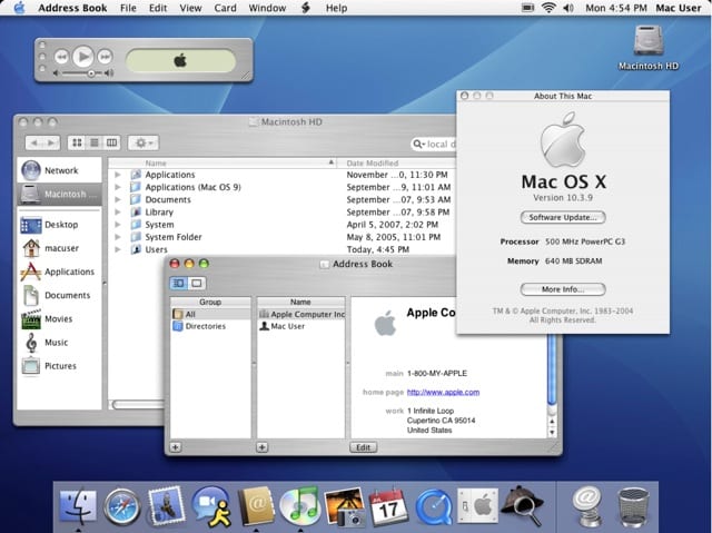 Mac os x 10.3 download, software free